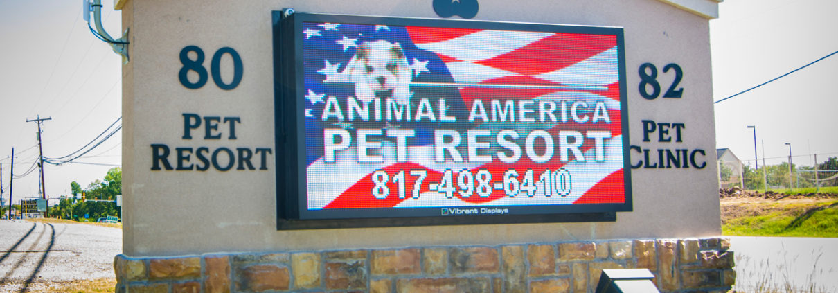 Animal Resort 10.0mm LED Sign