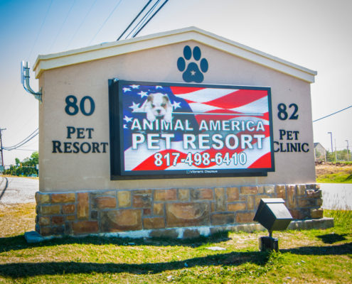 Animal Resort 10.0mm LED Sign